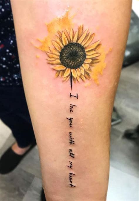 101 Best Sunflower Tattoo Ideas And Designs 2021 Guide