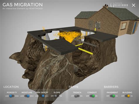 Gas Migration Simulation Heartwood