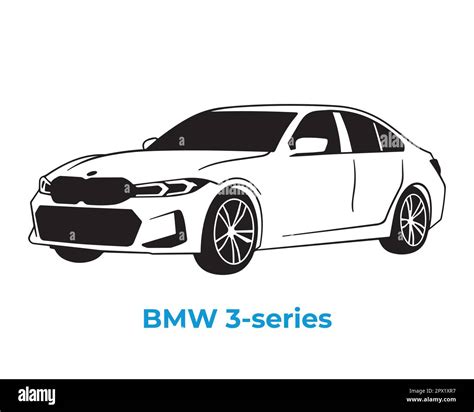 Vector Silhouettes Icons Of Bmw Brand Cars Stock Vector Image And Art