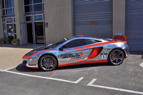 McLaren 12C Gets F1 Inspired Chrome Wrap in South Africa