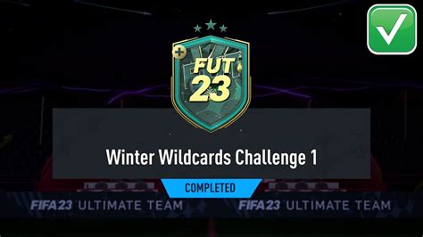 Fifa Winter Wildcards Challenge Sbc Solution Fifa Winter