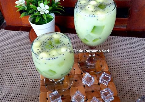 Resep Es Campur Susu Melon Oleh Hj Tintin Purnama Sari Cookpad