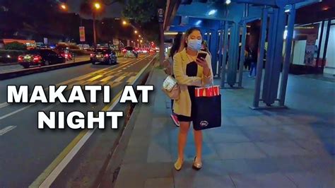 Philippines Walking Tour Makati City At Night YouTube