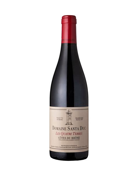 Domaine Santa Duc Les Quatre Terres Cotes Du Rhone 2021 Zyn The Wine Market Ltd