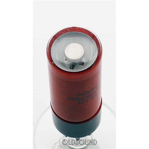 Em34 Philips Miniwatt 6cd7 Cv394 6af7g Red Magic Eye Valve Nosnib