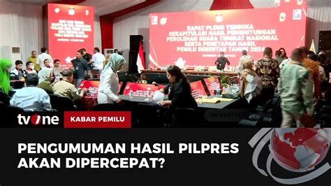 KPU RI Optimis Rekapitulasi Pemilu 2024 Rampung 18 Maret 2024 Kabar