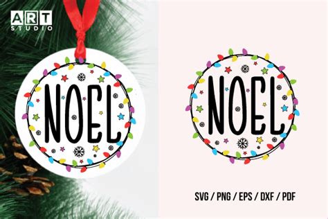 364 Christmas Round Sign Svg Bundle Designs Graphics