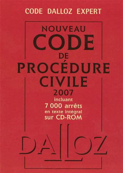 Code Dalloz Expert Nouveau Code De Procedure Civile E Edition