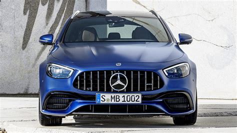 Mercedes Benz Mercedes AMG E 63 S Estate Blue Car Car Luxury Car