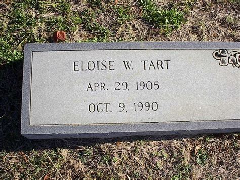 Annie Eloise Warren Tart 1905 1990 Memorial Find A Grave