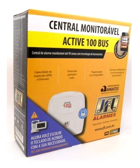 Central De Alarme Jfl Active Bus Sem Teclado Parcelamento Sem Juros