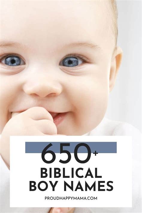 650+ Biblical Boy Names With Meanings (Strong & Unique)