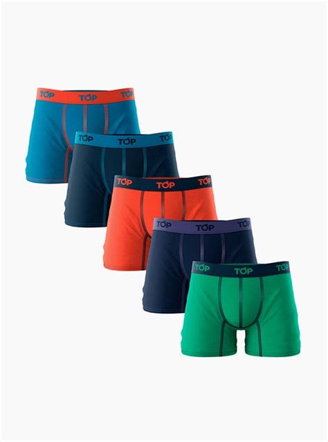 Ripley Pack Boxer Top Calce Medio Hombre Algod N