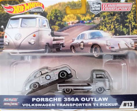 Hot Wheels Car Culture Team Transport Porsche 356a Outlaw Vw T1 Pickup Universo Hot Wheels