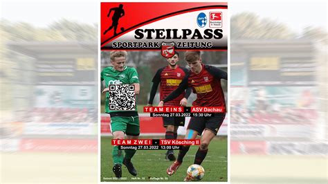 55 Ausgabe Unserer Stadionzeitung Steilpass Online SV Kasing E V 1959