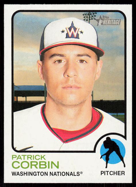 Topps Heritage Patrick Corbin Washington Nationals Ebay