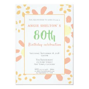 Funny 80th Birthday Invitations | Zazzle