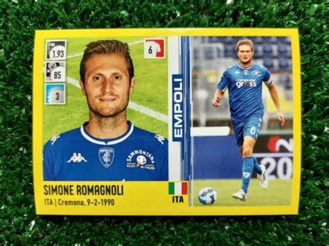 FIGURINA CALCIATORI PANINI 2021 22 EMPOLI N91 ROMAGNOLI ALBUM 2022 EUR