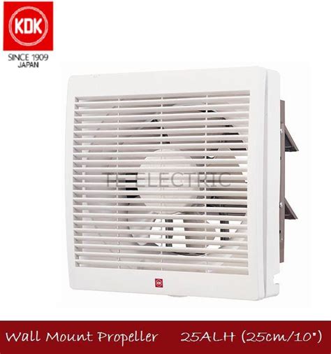 KDK 20 25 ALH WALL MOUNT PROPELLER EXHAUST FAN WITH SHUTTER 8 10