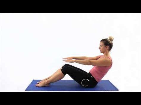 Pilates Seated C Curve Roll Up 2 Pilates Seated Fitness