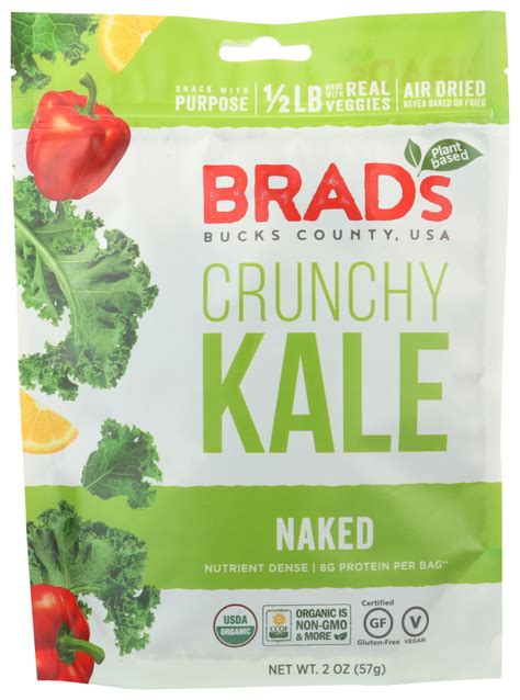 Brad S Plant Based Naked Crunchy Kale Oz Walmart