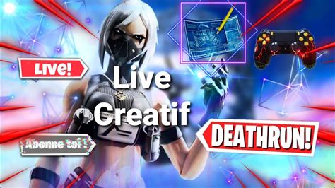 LIVE FORTNITE CREATIF YouTube