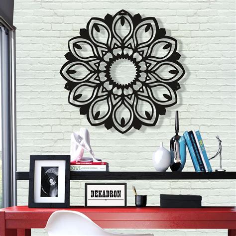 Amazon DEKADRON Metal Wall Art Mandala100 3D Wall Silhouette