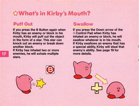 Kirby S Adventure Nes Manual Scans 600dpi Nintendo Free Download Borrow And