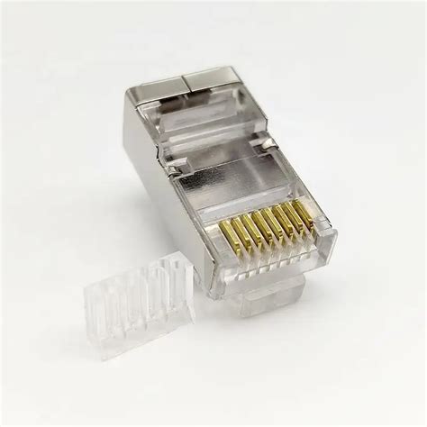 Conector Rj45 Socket Connecteur Sftp Cat 6 Amp 23awg Rj45 Plug 8p8c Connector Rj45 Cat6a