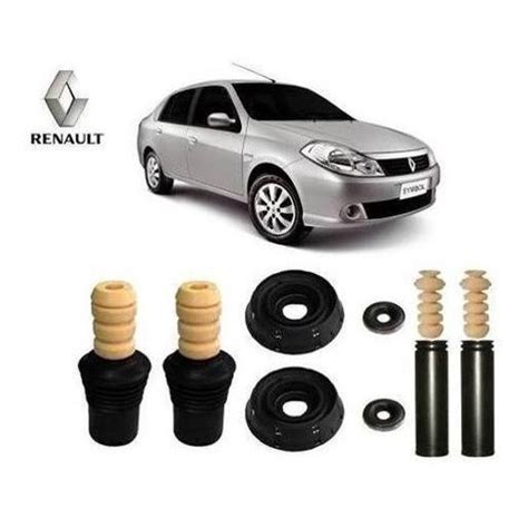 4 Kit Batente Coxim Rolamento Diant Trase Symbol 2009 2010 2011 2012