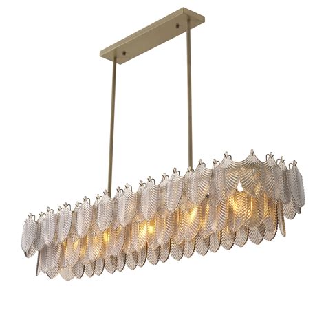 Eichholtz Chandelier Verbier Rectangular Brass Bei Villatmo De