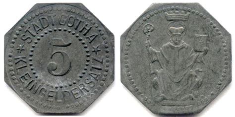 Pfennig Gotha City Of Gotha Saxe Coburg And Gotha Numista