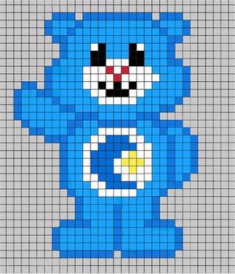 Care Bear Birthday Bear Pixel Art Artofit