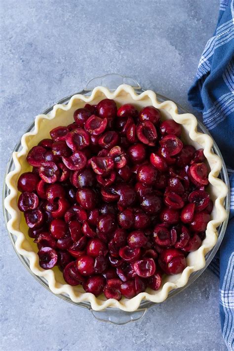 Cherry Crumble Pie Recipe With A Sweet Fresh Cherry Filling And The
