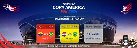 Conmebol Copa America 2024 Allegiant Stadium