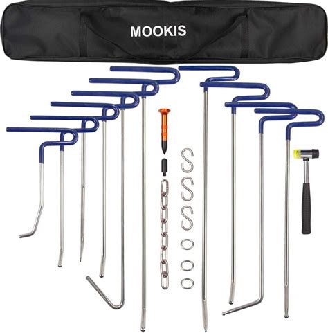 Mookis Dent Rods Paintless Dent Repair Kit Professional