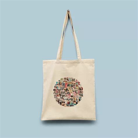 Tote Bag Bolsa Ecol Gica Collage Circular One Direction Cuotas Sin