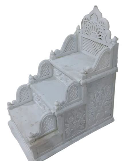 White Marble Masjid Mimbar Size 6 Feet Design Carving At Rs 30000