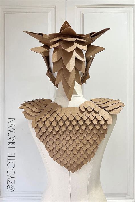 Cardboard Dragon Costume Cardboard Costume Dragon Costume Diy