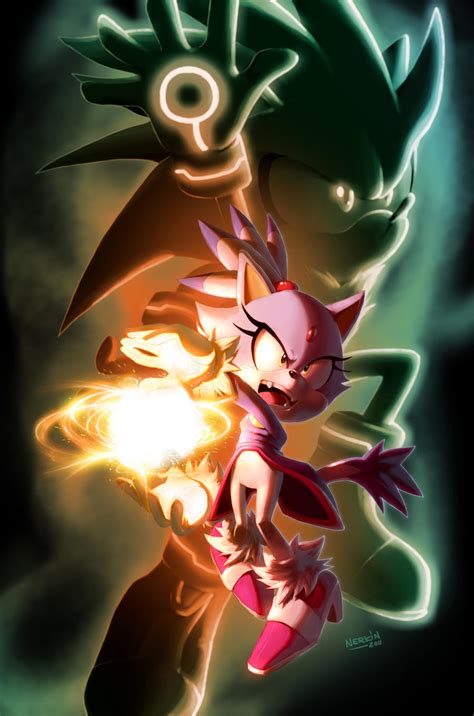 Blaze and Silver by Nerkin on DeviantArt