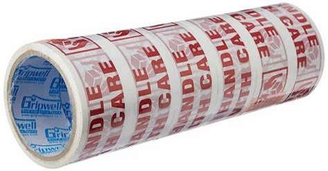 Self Adhesive Printed Bopp Tapes At Rs 32 Roll Custom Printed Tapes