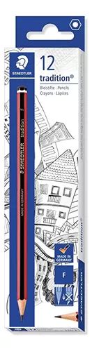 L Piz Negro Staedtler Tradition F X Unidades Para Dibujo Mercadolibre