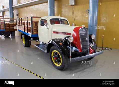 Classic Studebaker Truck At A Show Stock Photo Alamy