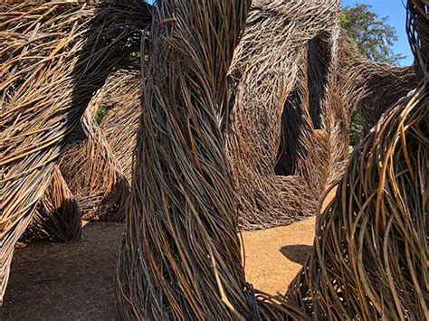 Patrick Dougherty Stickwork Fold Gently