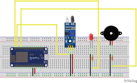 Object Detection Using IR Sensor And NodeMCU ESP8266 IoT Lab