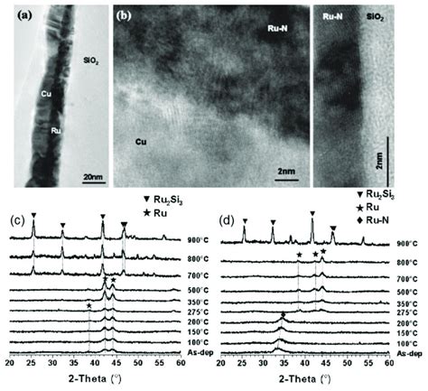 Cross Sectional Transmission Electron Microscopy Tem Micrographs Of