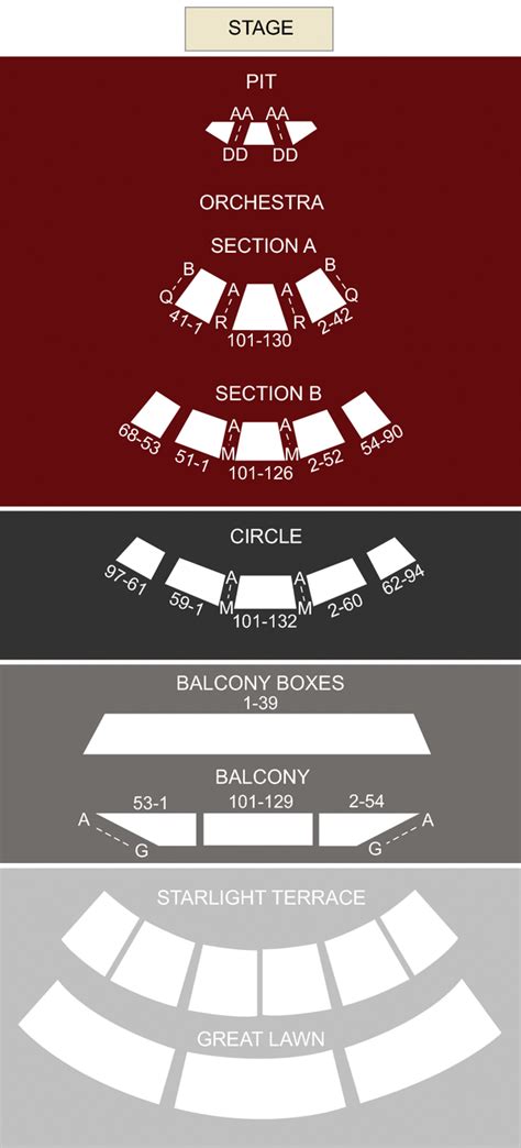 the mann seating chart