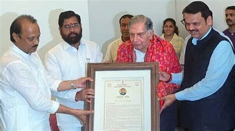 Maharashtra Ratan Tata Conferred With ‘udyog Ratna Award In Mumbai Today News