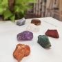 Kit Misto De 7 Pedras Dos Chakras Brutas 100 Naturais