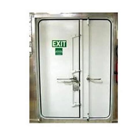 White Mild Steel Fire Rated Door Height 84 Inch Color Coated